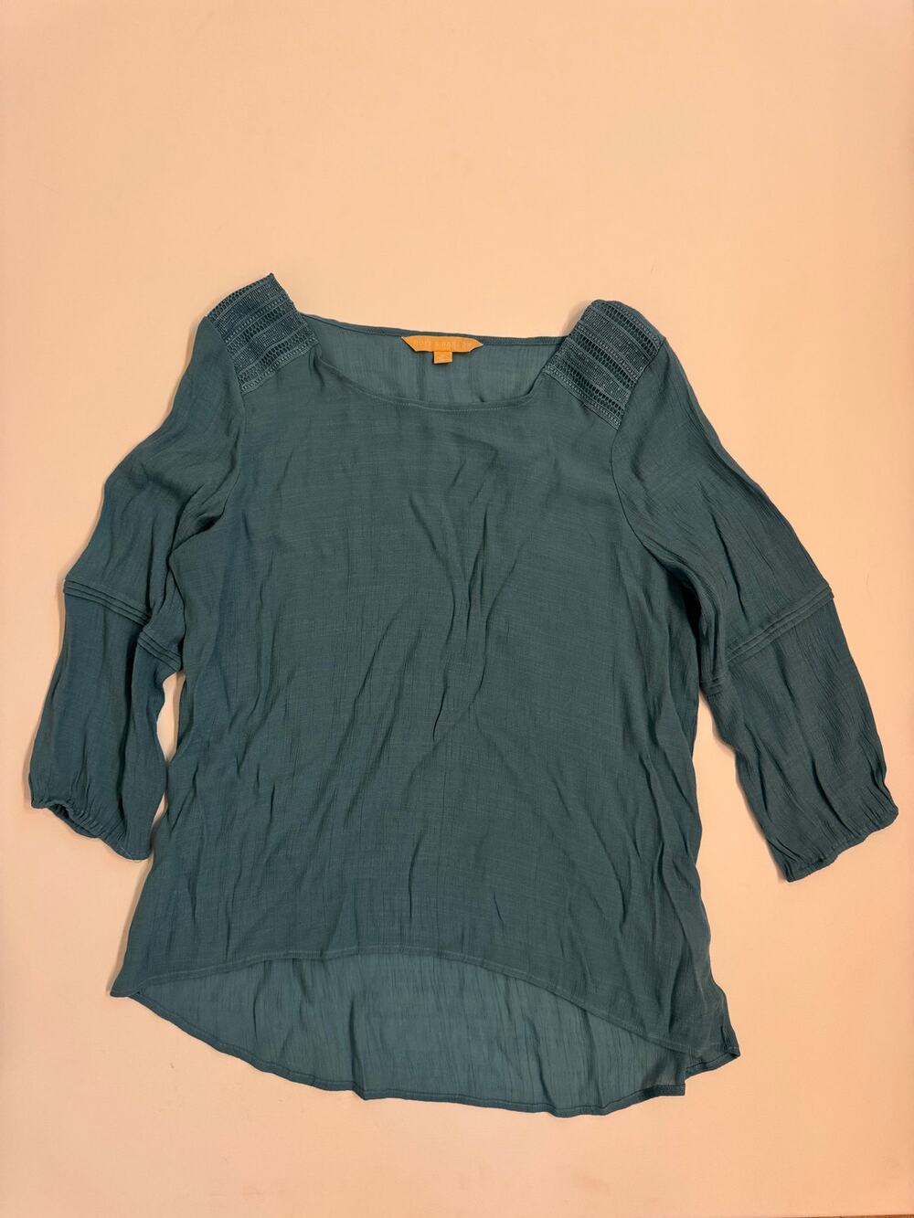 Hope & Harlow Women's Blouse Blue Size XL